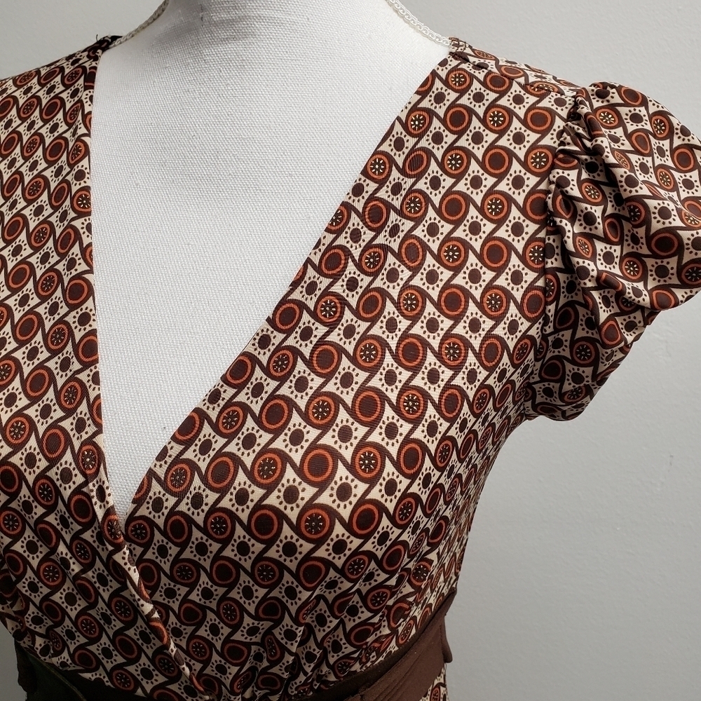 Candie's Womens Brown Dress Size Medium - Picture 3 of 6